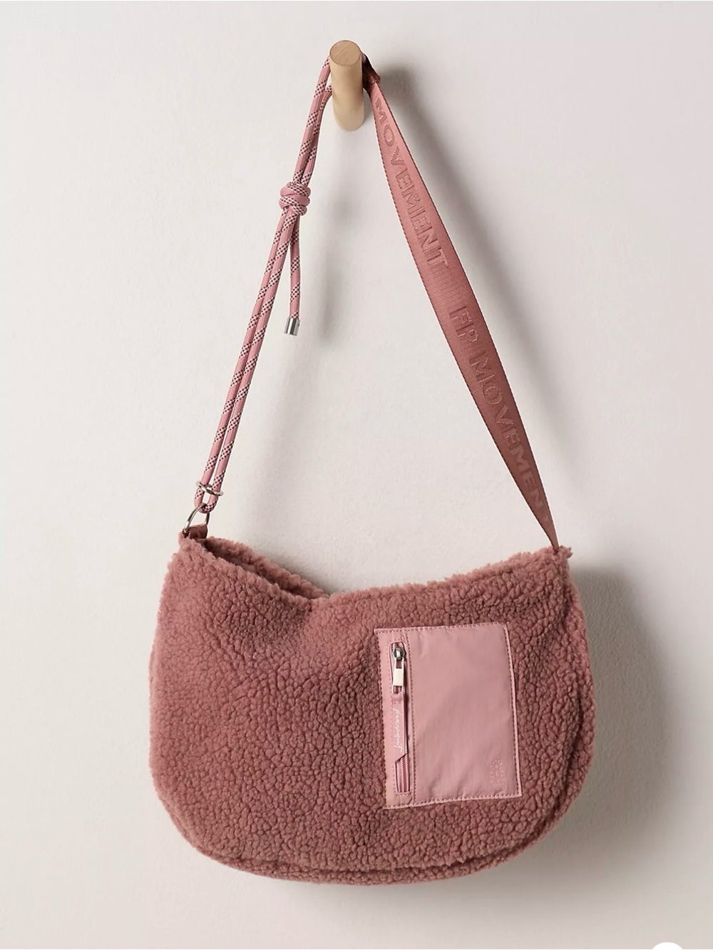 NWT Free People Movement Slooes Sherpa Sling Bag